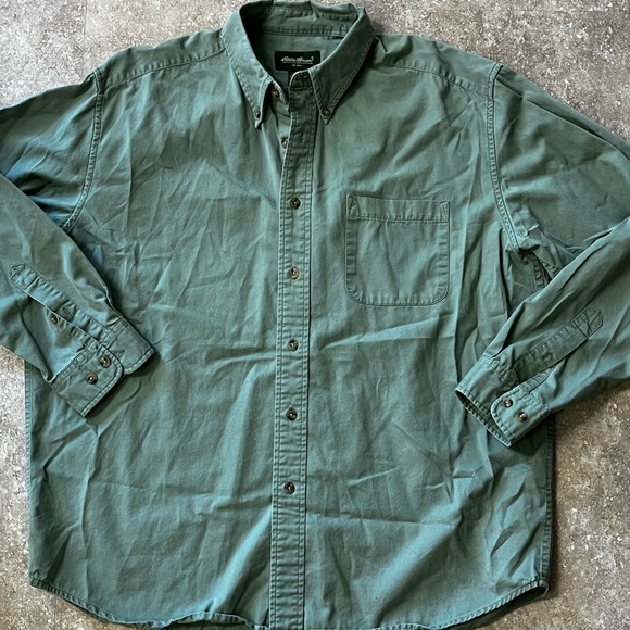 Eddie Bauer Other - Eddie Bauer Sage Green Casual Button Down Shirt